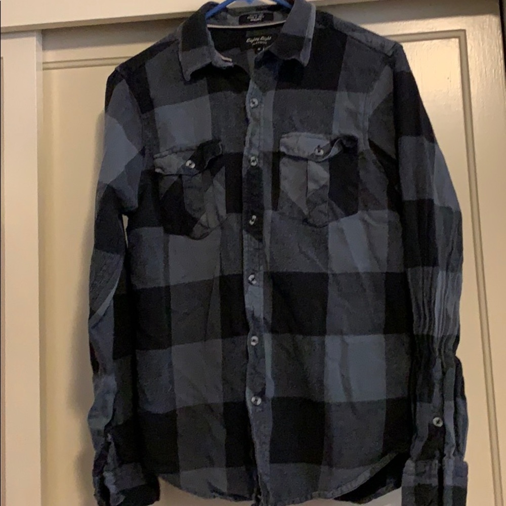 Eight eight platinum Button up plaid shirt